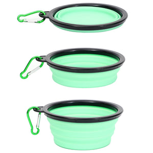 Collapsible Silicone Travel Pet Bowls | Airline Approved - Rover Ready Co