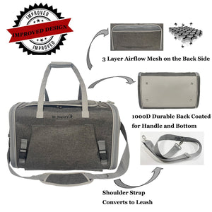 Mr. Peanut's Gold Series Big Apple XL Expandable Pet Carrier V3.0 - Rover Ready Co