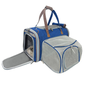 Mr. Peanut's Gold Series Standard Size Airline Compliant Expandable Pet Carrier V3.0 - Rover Ready Co