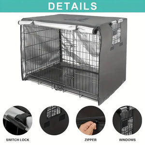 Durable Dog Crate Cover — Indoor & Outdoor, All Sizes - Rover Ready Co