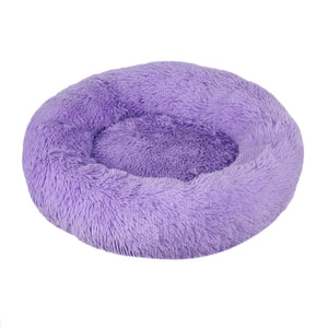Calming Donut Dog Bed — Fluffy Plush, Washable - Rover Ready Co