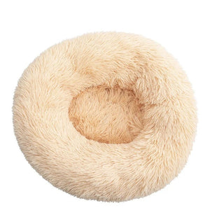 Calming Donut Dog Bed — Fluffy Plush, Washable - Rover Ready Co