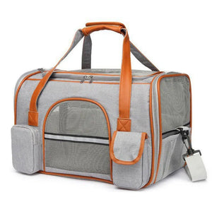 Luxury Pet Travel Backpack for Plane Cabin | Hands - Free | Airline Approved - Rover Ready Co