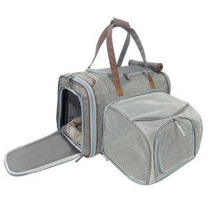 Mr. Peanut's Gold Series Big Apple XL Expandable Pet Carrier V3.0 - Rover Ready Co