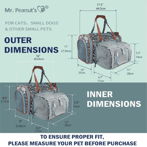 Mr. Peanut's Gold Series Printed Plane Cabin Carrier - Rover Ready Co