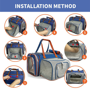 Mr. Peanut's Gold Series V2.0 Small Animal Carrier - Rover Ready Co