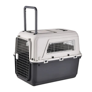 IATA - Compliant Large Dog Travel Crate with Wheels & Telescopic Handle — Airline Approved - Rover Ready Co