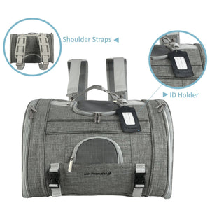 Mr. Peanut's Monterey Horizontal Pet Backpack Carrier - Rover Ready Co