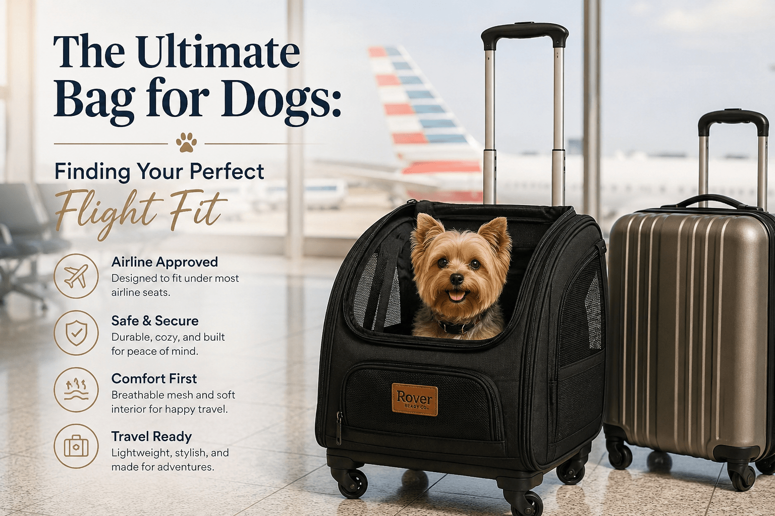 The Ultimate Bag for Dogs: Finding Your Perfect Flight Fit - Rover Ready Co