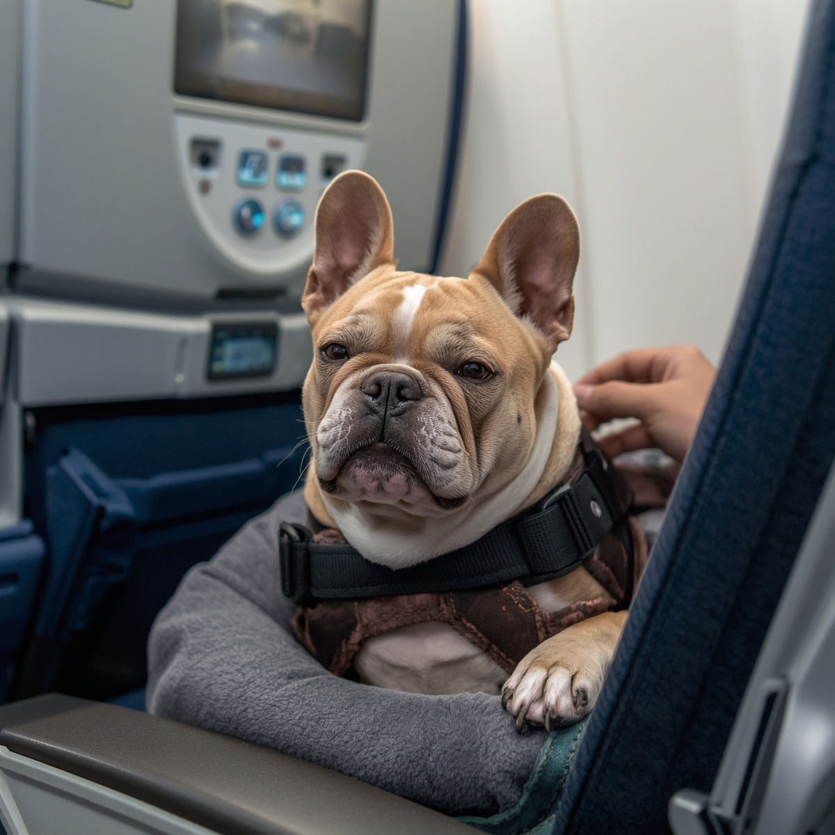 How to Fly Safely with a French Bulldog Suffering from Anxiety