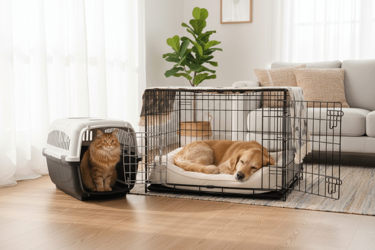 Animal Crates for Dogs, Animal Crates for Cats, and Travel Use - Rover Ready Co