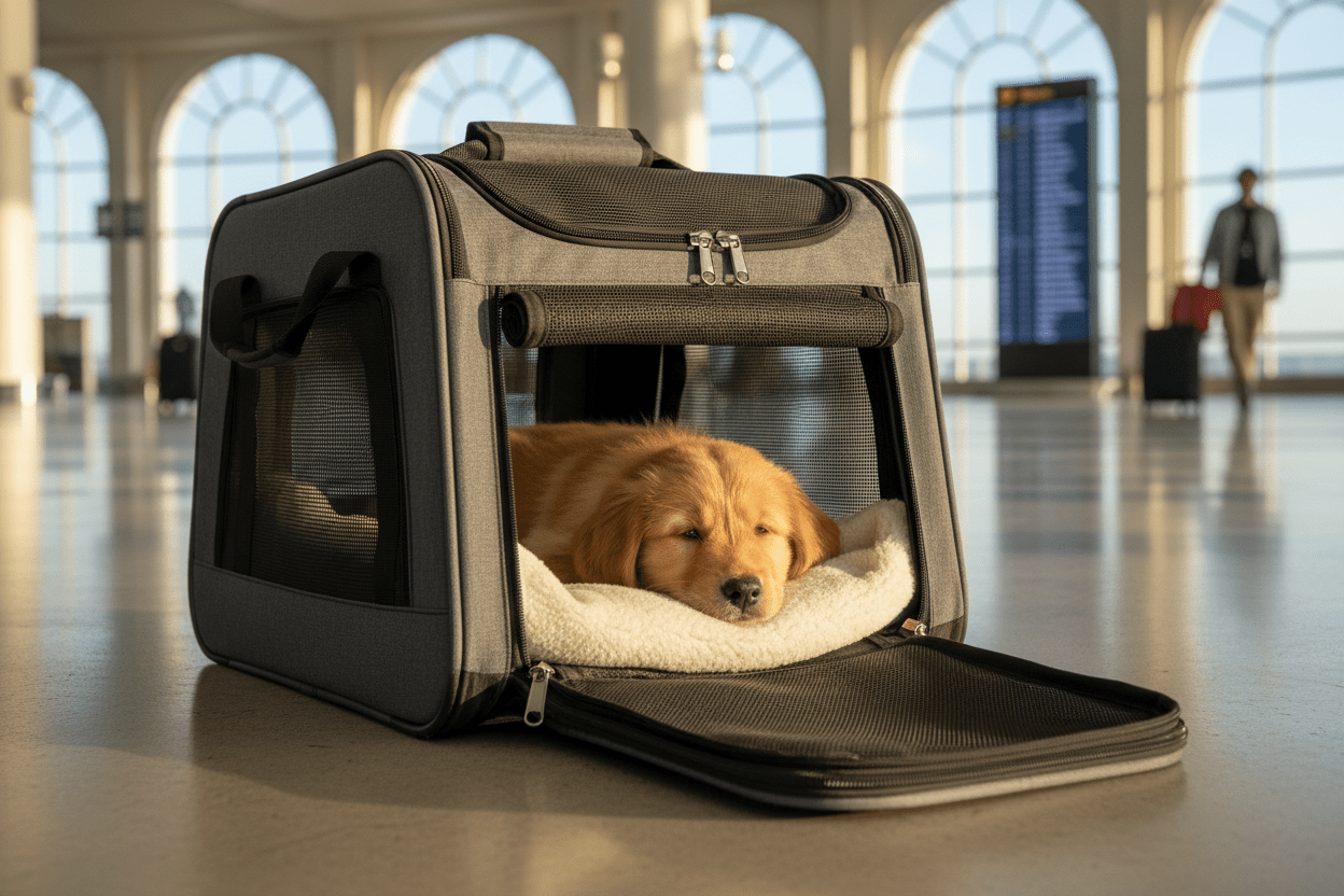 Puppy Airline Carrier Guide for Safe In-Cabin Travel - Rover Ready Co