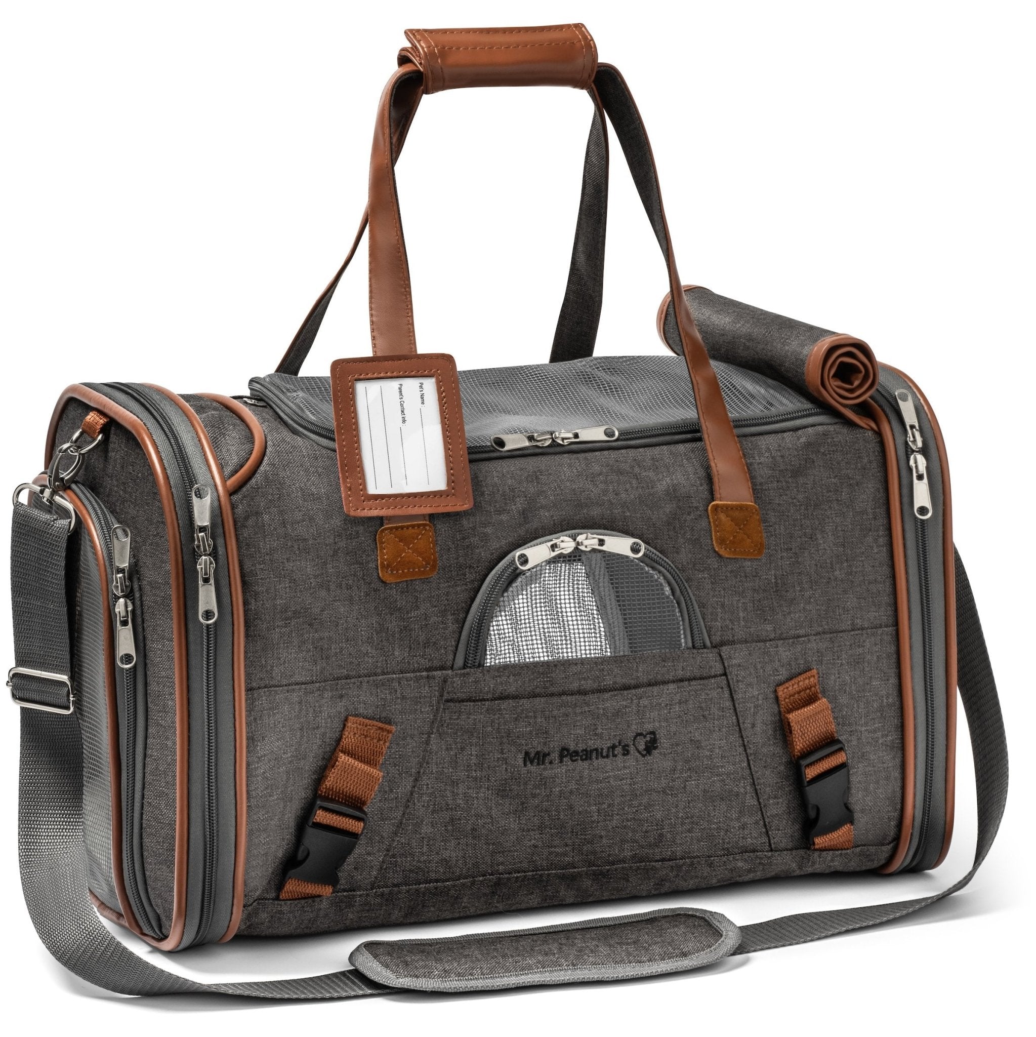 Mr. Peanut's Gold Series Standard Size Airline Compliant Pet Carrier - Rover Ready Co