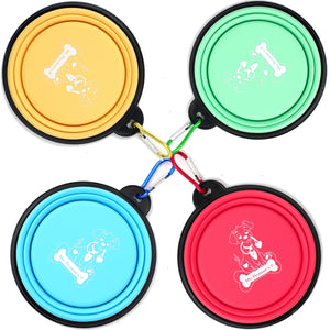 Collapsible Silicone Travel Pet Bowls | Airline Approved - Rover Ready Co