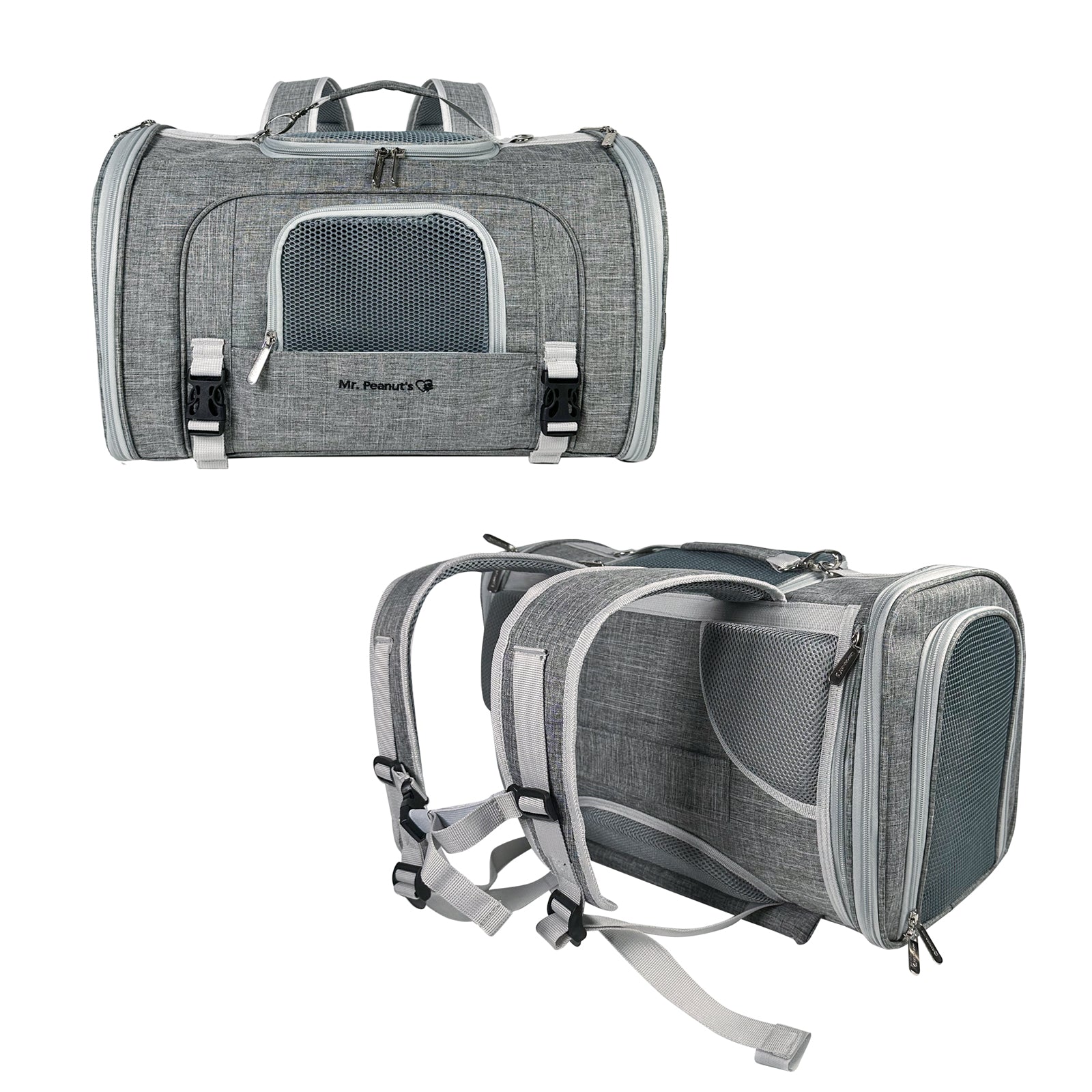 Mr. Peanut's Monterey Horizontal Pet Backpack Carrier - Rover Ready Co
