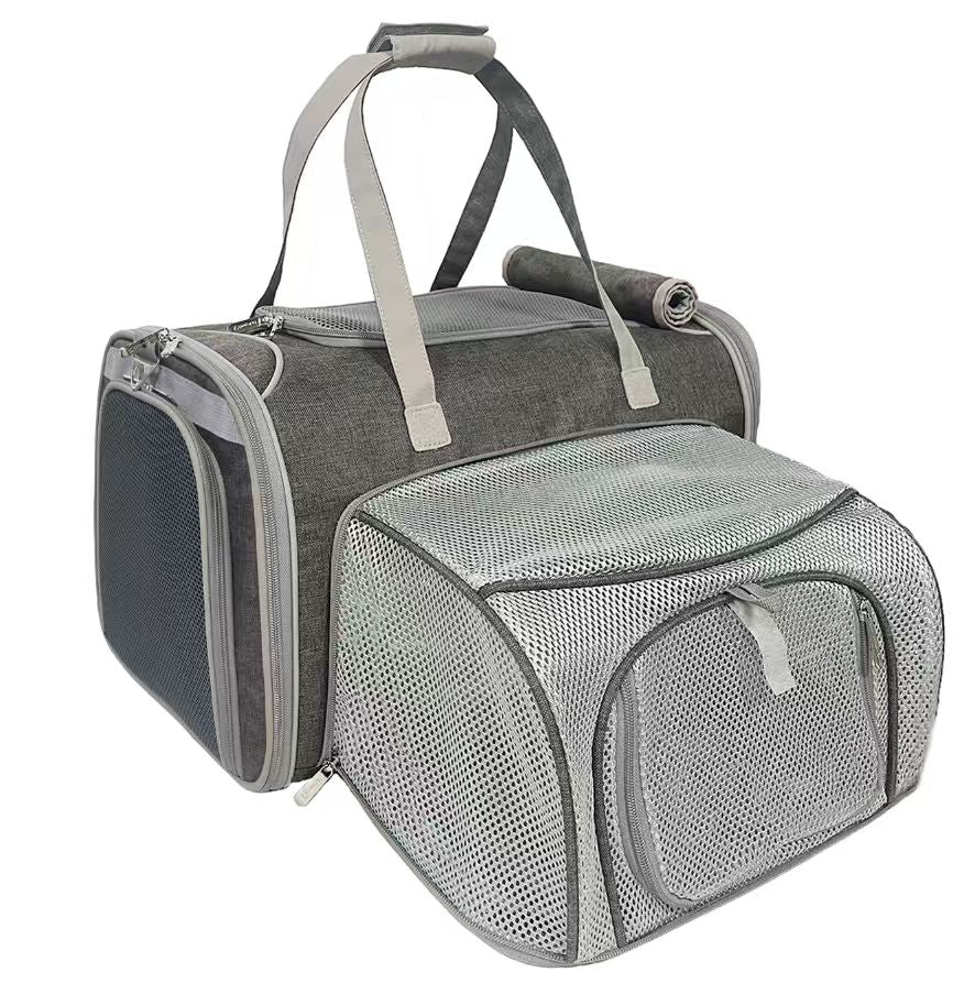 Mr. Peanut's Gold Series Big Apple XL Expandable Pet Carrier V3.0 - Rover Ready Co