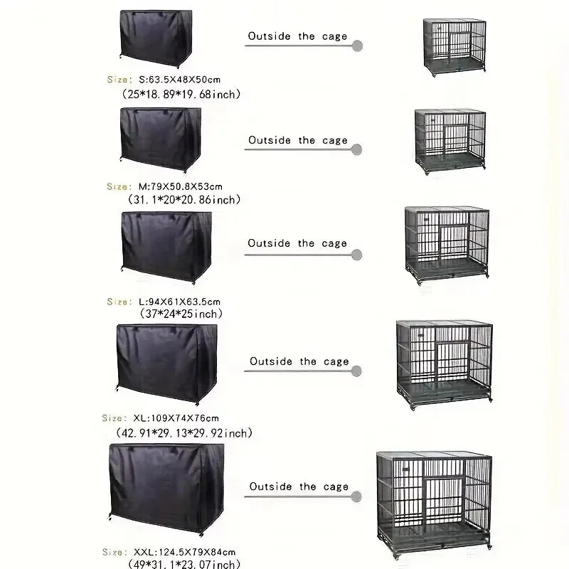 Durable Dog Crate Cover — Indoor & Outdoor, All Sizes - Rover Ready Co