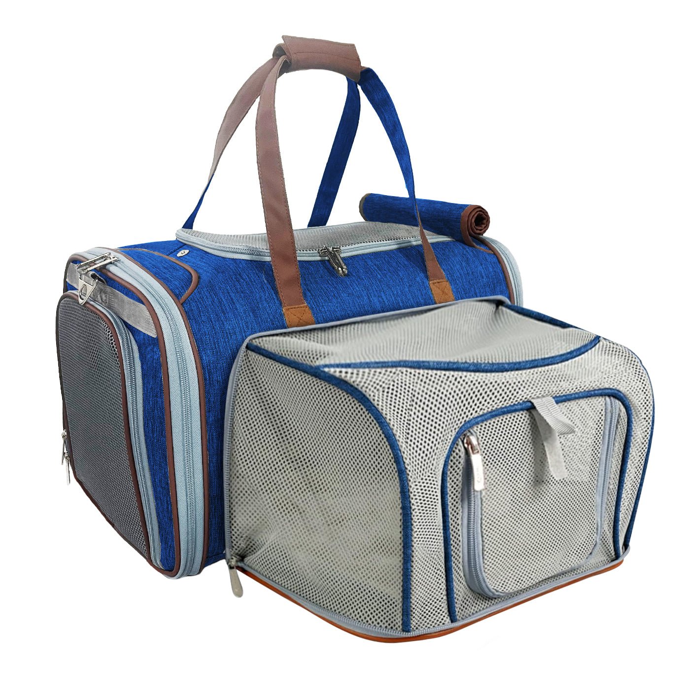 Mr. Peanut's Gold Series Standard Size Airline Compliant Expandable Pet Carrier V3.0 - Rover Ready Co