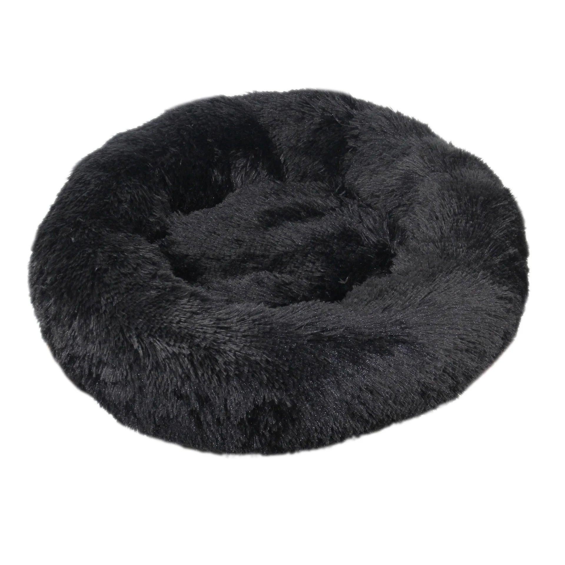 Calming Donut Dog Bed — Fluffy Plush, Washable - Rover Ready Co