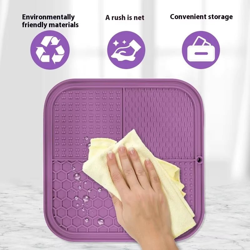 Silicone Slow Feeder Mat for Dogs — Food Grade, Non - Slip - Rover Ready Co