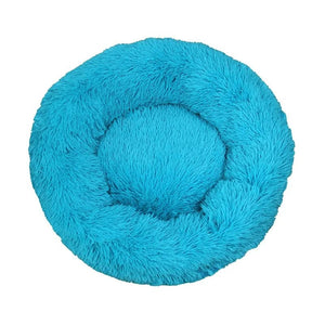 Calming Donut Dog Bed — Fluffy Plush, Washable - Rover Ready Co