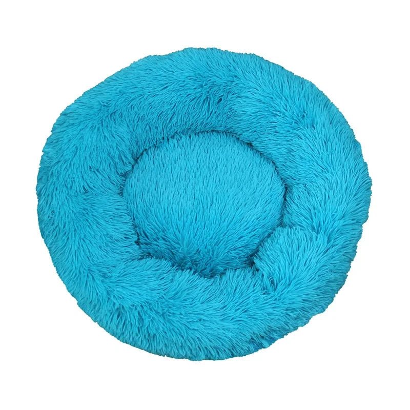 Calming Donut Dog Bed — Fluffy Plush, Washable - Rover Ready Co