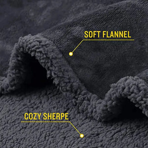 Waterproof dog blanket furniture protector front detail view