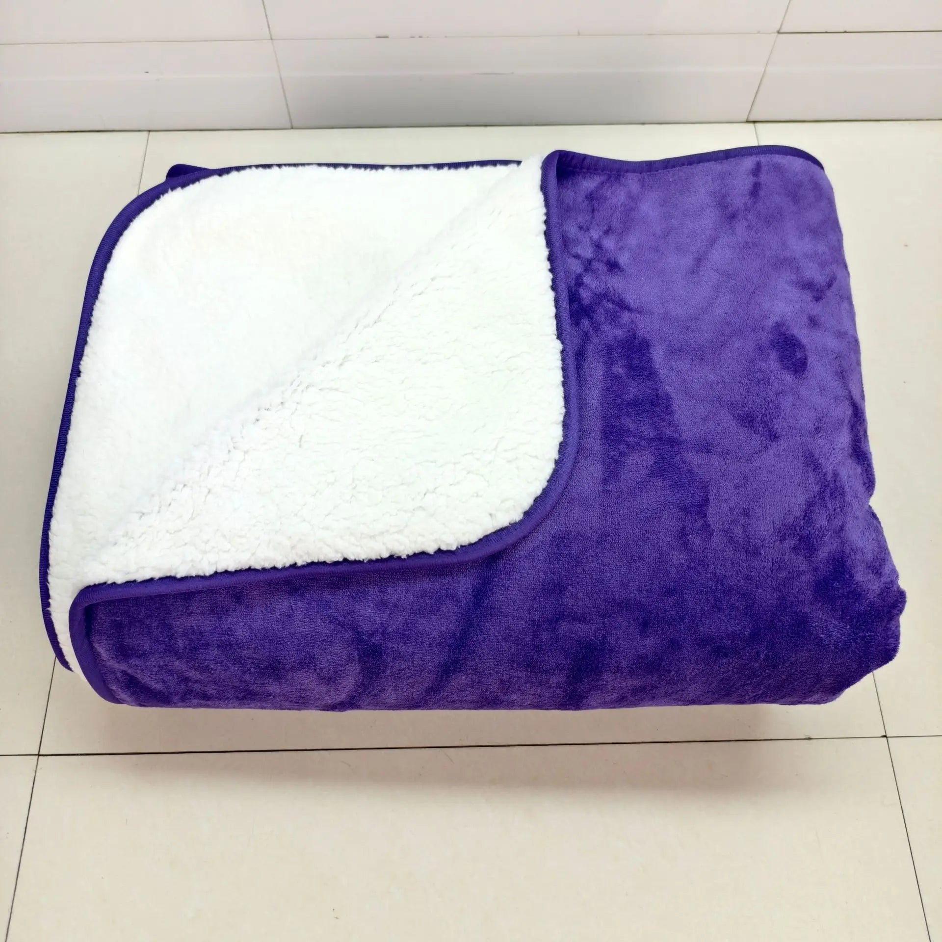 Premium Reversible Sherpa Fleece Pet Blanket — Waterproof, Pee Proof Cover for Dogs, Cats & Furniture - Rover Ready Co