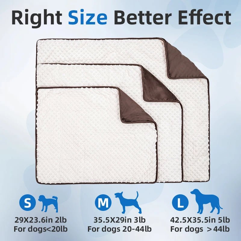 Weighted Calming Blanket for Dogs — Soft Plush Anxiety Relief - Rover Ready Co