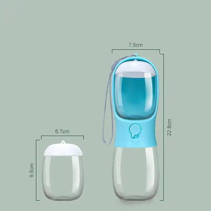 TSA - Friendly Pet Travel Water Bottle & Food Cup | 2 - in - 1 - Rover Ready Co