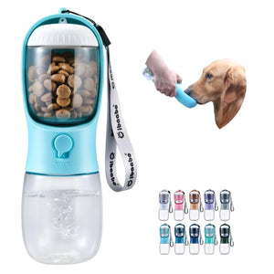 TSA - Friendly Pet Travel Water Bottle & Food Cup | 2 - in - 1 - Rover Ready Co