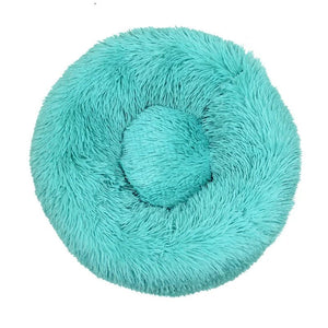 Calming Donut Dog Bed — Fluffy Plush, Washable - Rover Ready Co