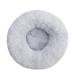 Calming Donut Dog Bed — Fluffy Plush, Washable - Rover Ready Co