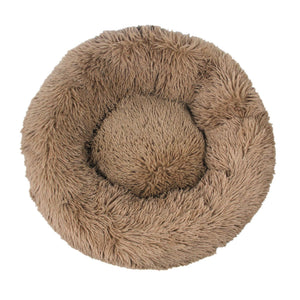 Calming Donut Dog Bed — Fluffy Plush, Washable - Rover Ready Co