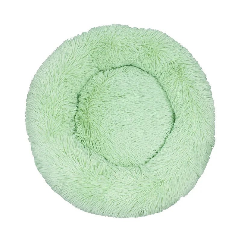 Calming Donut Dog Bed — Fluffy Plush, Washable - Rover Ready Co