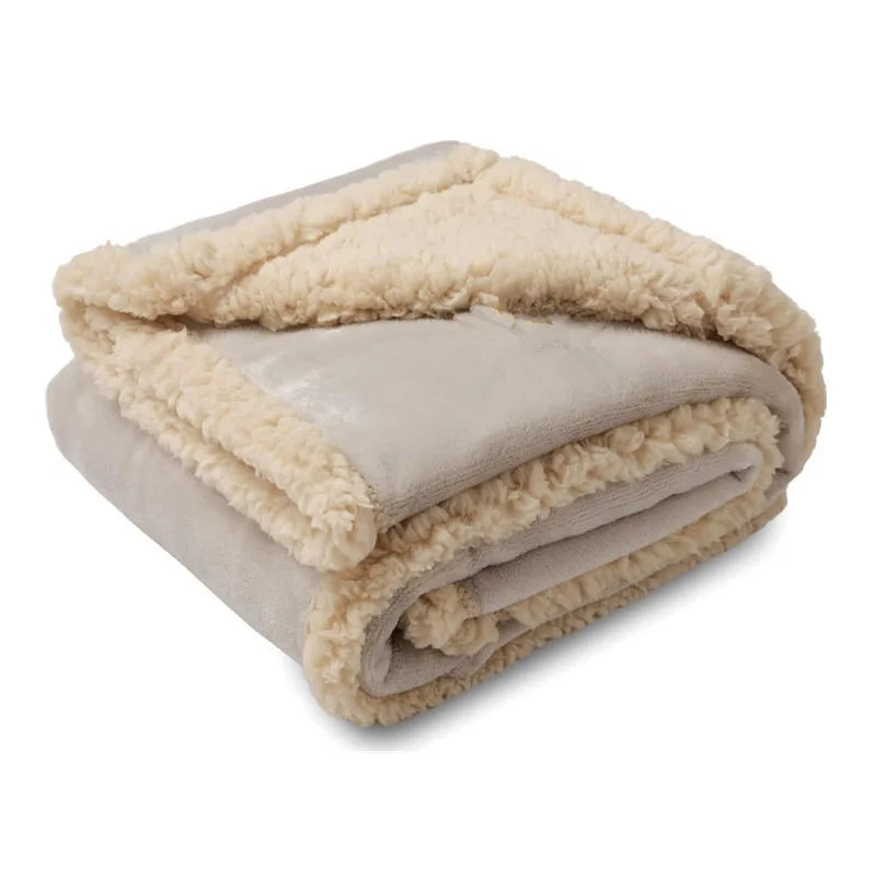 Waterproof dog blanket furniture protector material detail view
