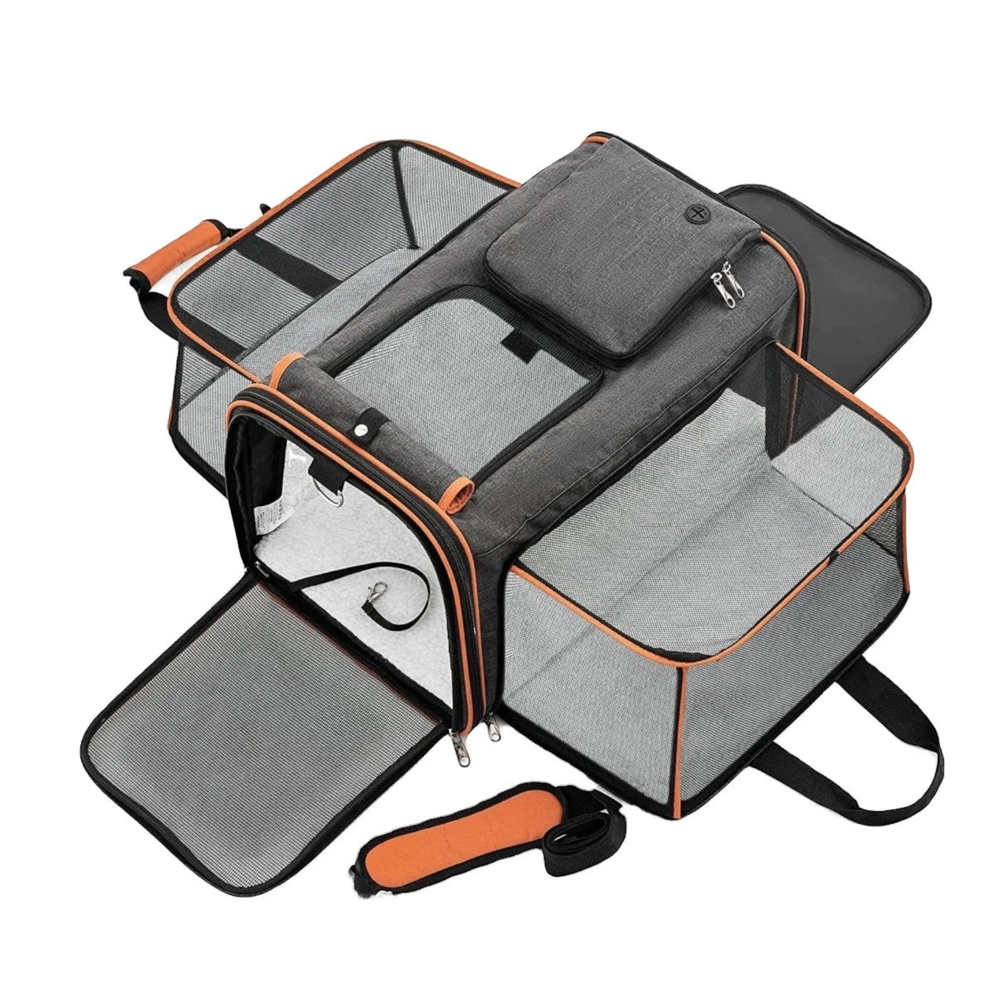 Expandable Dog Carrier for Plane Cabin | Dual Expansion | TSA - friendly - Rover Ready Co