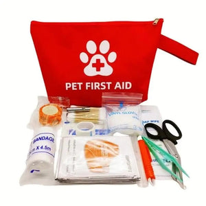 Pet Travel First Aid Kit | Waterproof | Reflective | Dogs & Cats - Rover Ready Co