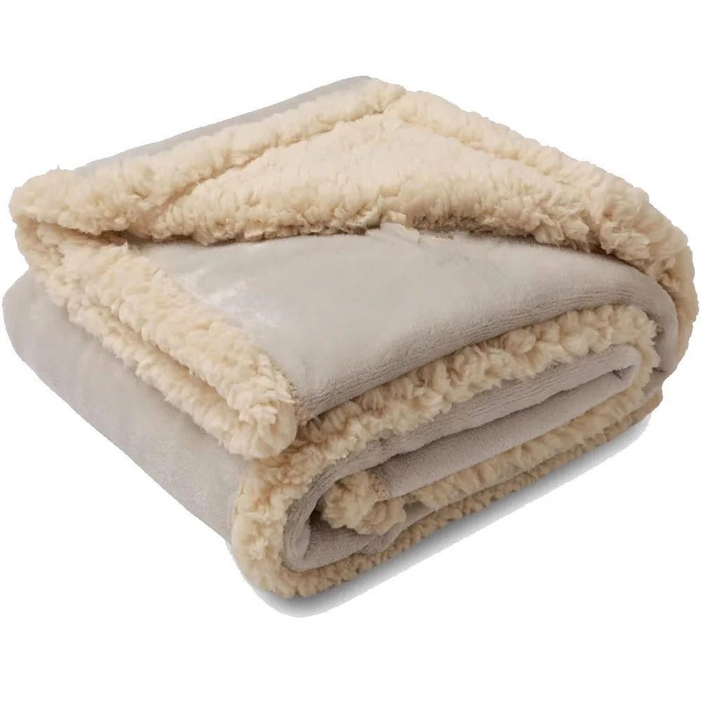 Waterproof Urine Proof Pet Blanket Flannel Cotton Velvet Thick Comfort Dog Bed Mat - Rover Ready Co