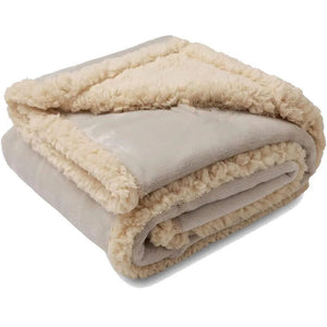 Waterproof Urine Proof Pet Blanket Flannel Cotton Velvet Thick Comfort Dog Bed Mat - Rover Ready Co