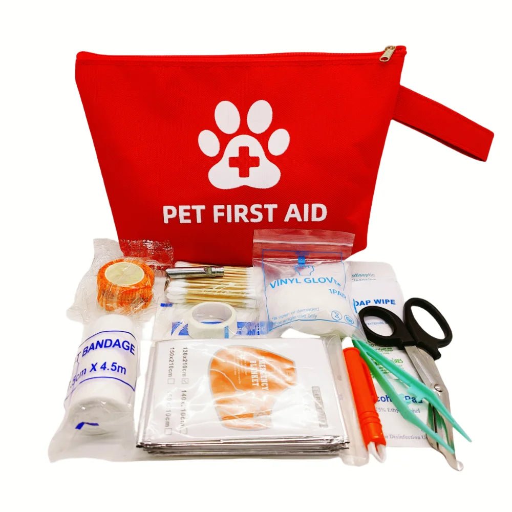 Pet Travel First Aid Kit | Waterproof | Reflective | Dogs & Cats - Rover Ready Co
