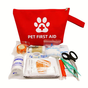 Pet Travel First Aid Kit | Waterproof | Reflective | Dogs & Cats - Rover Ready Co