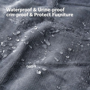 Waterproof Urine Proof Pet Blanket Flannel Cotton Velvet Thick Comfort Dog Bed Mat - Rover Ready Co