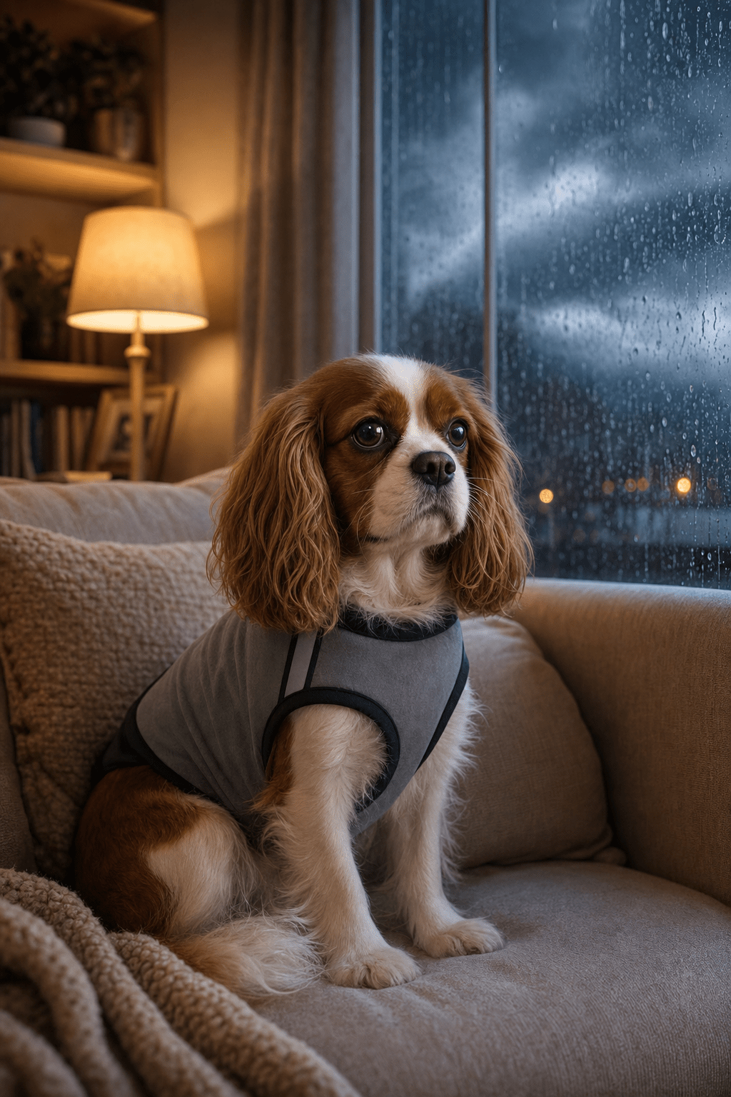 Calming Anxiety Vest for Dogs — Thunderstorm & Travel Wrap - Rover Ready Co