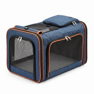 Expandable Dog Carrier for Plane Cabin | Dual Expansion | TSA - friendly - Rover Ready Co