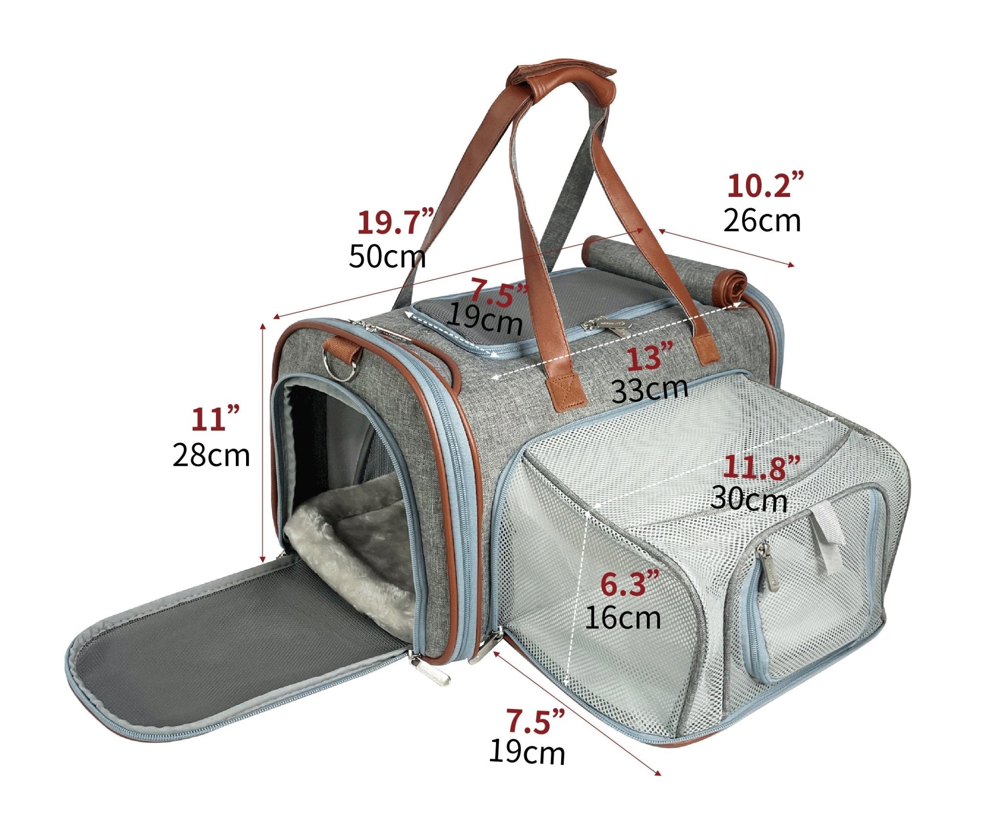 Mr. Peanut's Gold Series Big Apple XL Pet Carrier V2.0 - Rover Ready Co