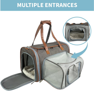 Mr. Peanut's Gold Series Big Apple XL Pet Carrier V2.0 - Rover Ready Co