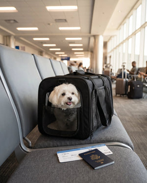Sleek Under Seat Pet Carrier for Plane Cabin | Airline Approved - Rover Ready Co